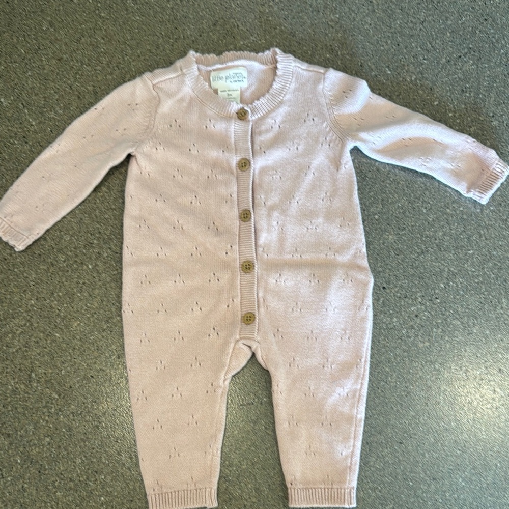 Carter's Pink Cozy Footie One Piece
